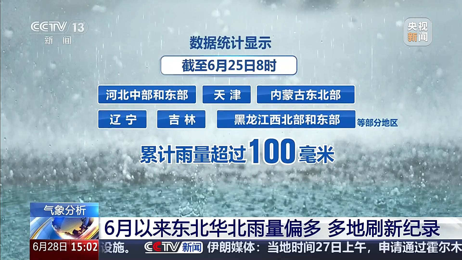 视频丨多地雨量刷新纪录，为什么6月北方频繁降雨？专家解析
