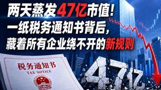 两天蒸发47亿市值！一纸税务通知书背后，藏着所有企业绕不开的新规则