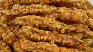 椒盐杏鲍菇：一口酥脆，吃出满屋生香