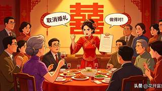 酒席上婆婆一句无心话，我当即取消婚礼，亲友都说我做得对