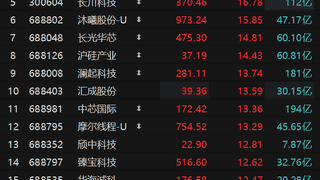 个股异动 | 多方面因素提振 半导体板块爆发