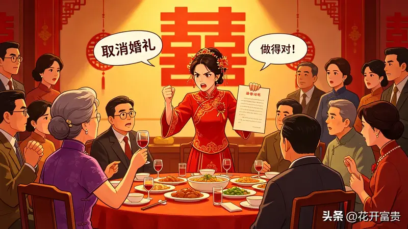 酒席上婆婆一句无心话，我当即取消婚礼，亲友都说我做得对