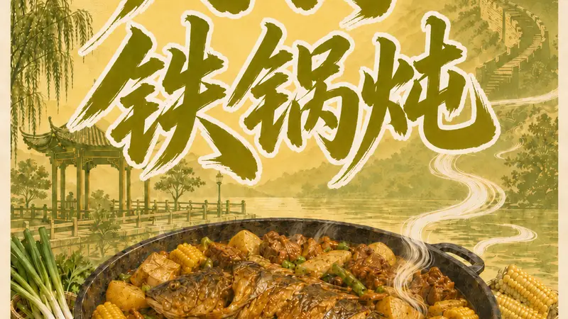 丹东铁锅炖有多香?锅盖一开就懂了
