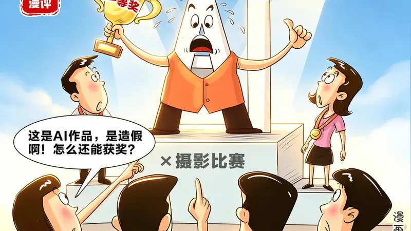 壹点漫评|AI作品“裸奔”却获奖不断:维护比赛公正,技防人防都别缺席