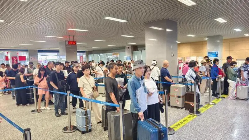 暑运延吉机场对韩航网客流再创新高
