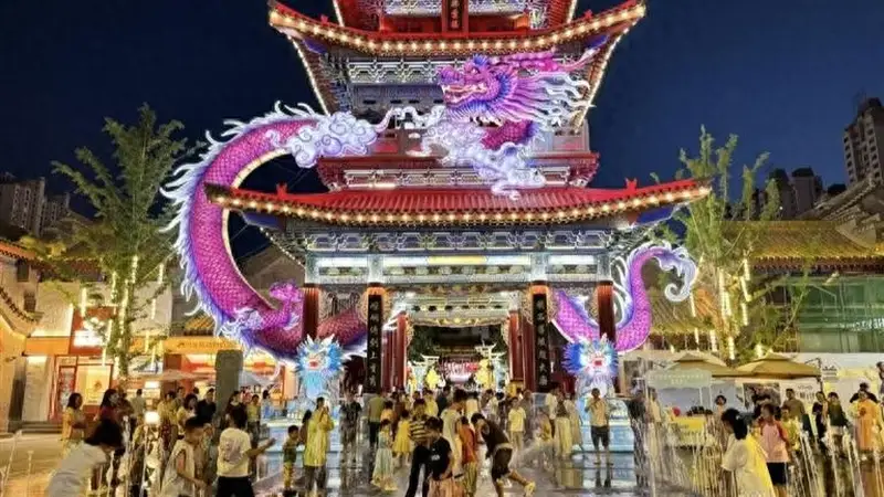 兰州夏夜烟火气拉满 夜经济场景多点开花