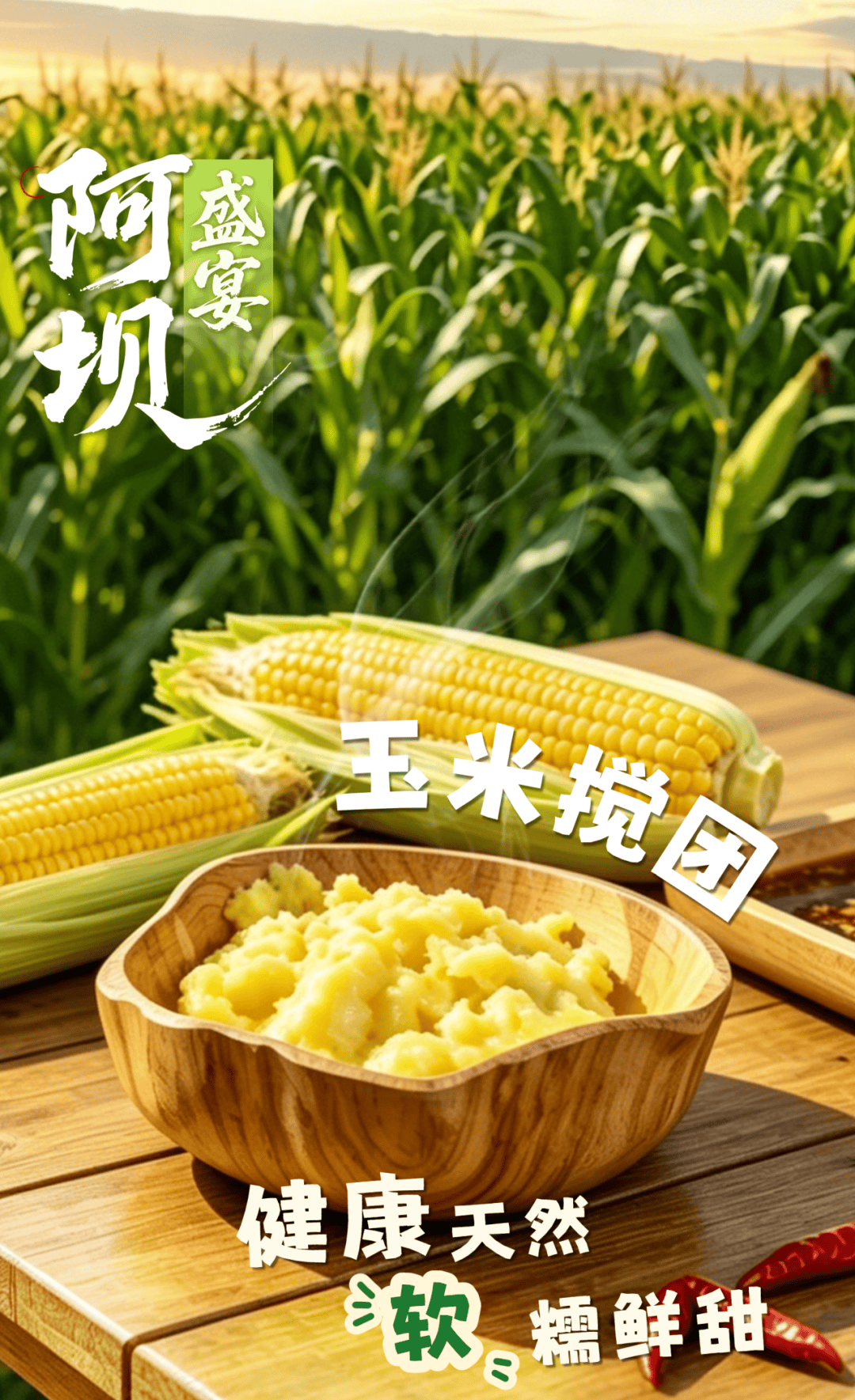 阿坝盛宴丨玉米搅团，“搅”出一碗山野康养滋味