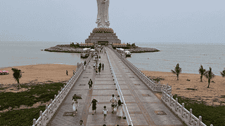 海口三亚：8亿打造世界最高海上观音