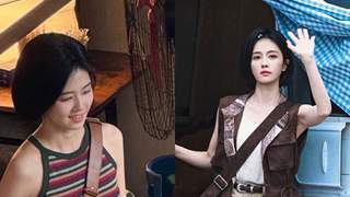 白鹿短发造型热度拉满！两套夏日穿搭可盐可飒风格亮眼
