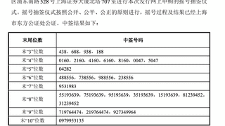 长鑫科技，中签号出炉！速查有你吗？