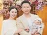 马筱梅单手抱胖娃,4个半月软萌宝宝居家素颜照曝光