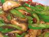 家常快手菜青椒炒香菇 鲜香入味只需十分钟