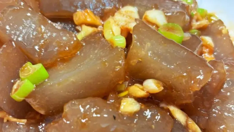 手把手教你做半透明琥珀薯粉糕,比例决定口感
