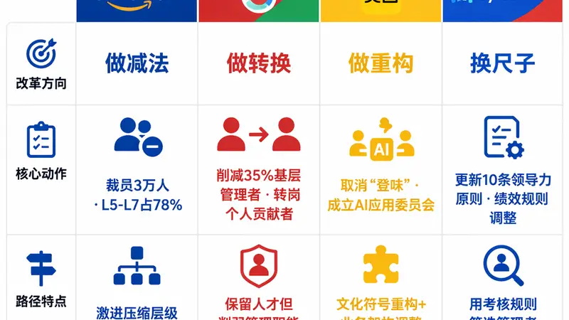 字节、美团、亚马逊都在“收拾”中层,AI抽走了他们最值钱的东西