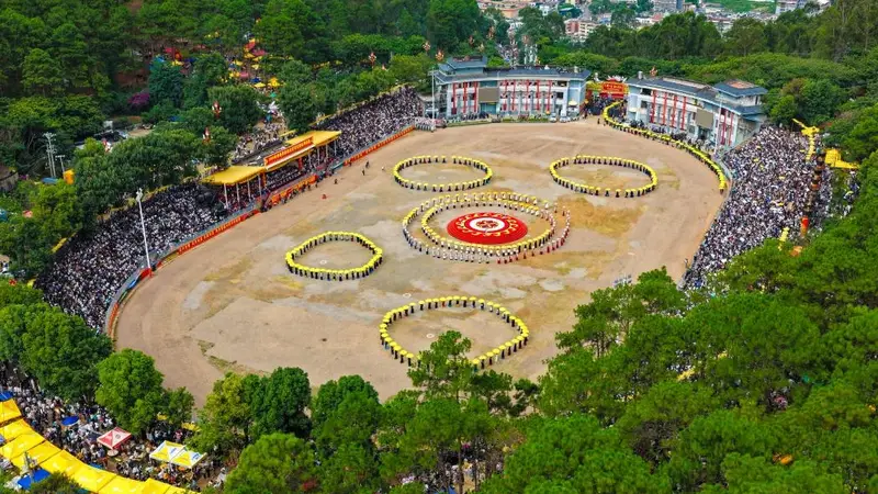 火舞七月燃情普格 2026年普格县彝族火把节文旅系列活动举行