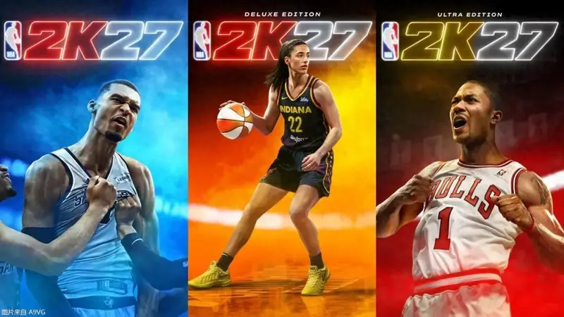 NBA 2K27》9月4日发售 三版本封面人物抢先公布