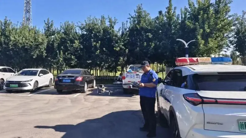 无人机空中巡护 文明游园劝导全覆盖
