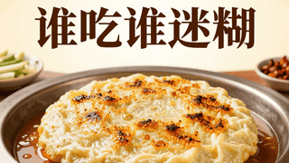 东北铁锅炖的贴饼子：一半浸汤一半焦脆，谁吃谁迷糊！