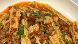 肉沫腐竹：软糯吸汁的懒人下饭王，三碗米饭不够吃