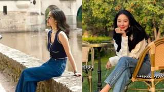 牛仔裤搭高跟鞋显气质 Transformation from everyday to chic