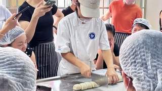 广东惠东大岭街道广式点心制作第二期培训班开讲 精进面点技艺
