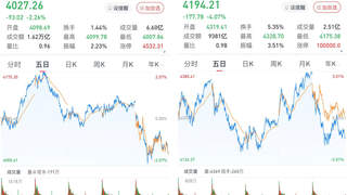 沪指跌2.26%,创指跌4.07%:算力产业链下挫