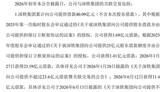 万科再获深铁集团5.19亿元借款