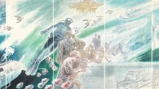 海军老兵创作《蓝色旋律》 画笔绘就万里海疆壮丽画卷