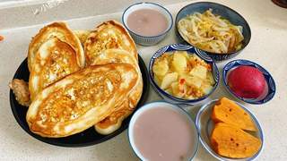 20分钟搞定早餐！一饼配两菜一汤 省事又营养