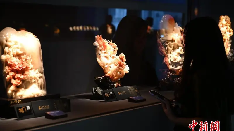 福州老挝石雕艺术精品展盛大开幕