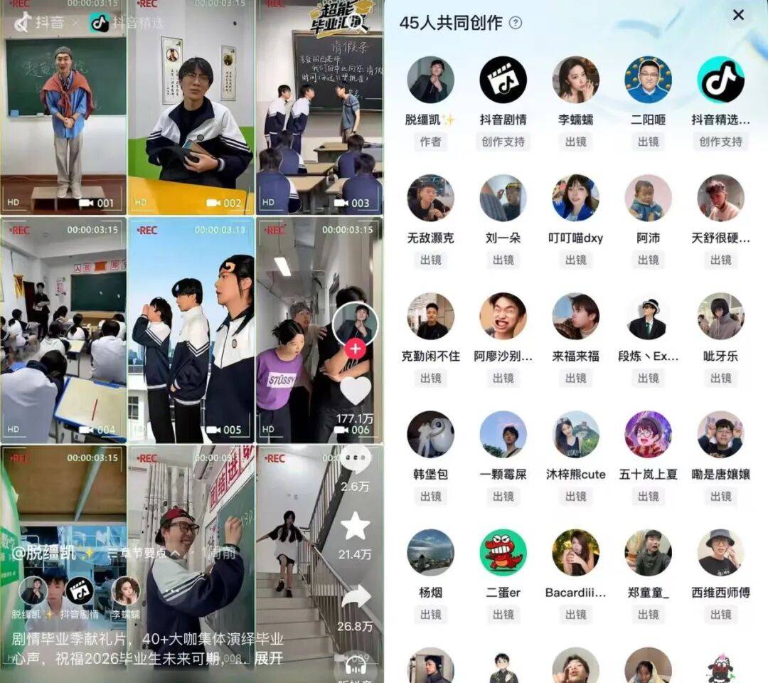 毕业后，才发现同学是“戏精”