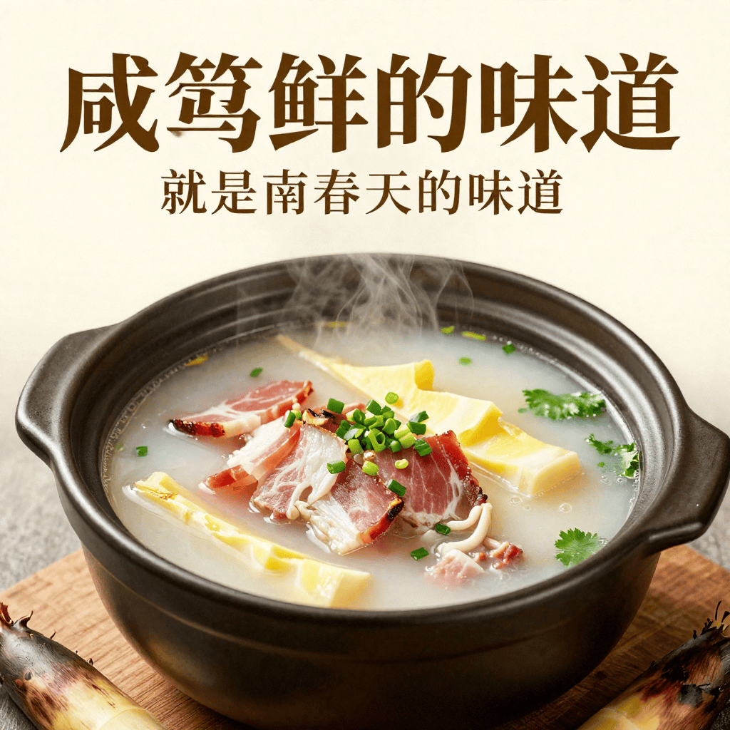 咸笃鲜慢炖出江南春味，一锅汤喝懂时令鲜甜