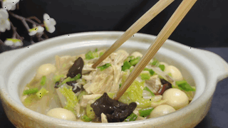 家常炖菜新吃法：娃娃菜腐竹炖鹌鹑蛋 简单开胃超下饭