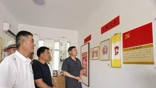 非遗文艺+红色教育，文化建设指导员在临朐庙山村打造微展厅