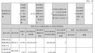 国轩高科出售铜冠铜箔800多万股,成交均价约99元/股,标的股价一度涨超200元