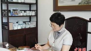 7月9日景德镇 傅长敏创新技艺传承粉彩瓷绘文化