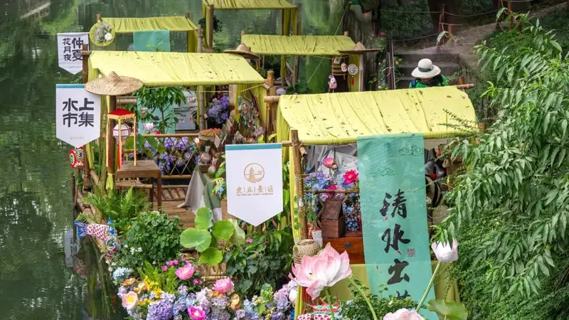 虎丘水上市集:再现姑苏水上千年繁华