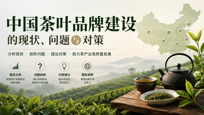 中国茶叶品牌建设现状曝光 存三核心问题亟待破局