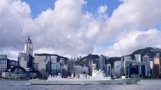 主力战舰入香江 强大国防守繁荣