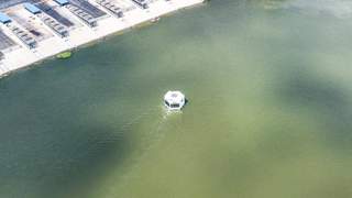济宁造“水上魔盒”玲珑塔投用 太白湖湖心岛登岛游船开启首航