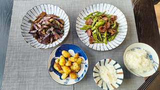 幸福就在身边！老两口晚餐，3个农家小菜，老公直夸太好吃！