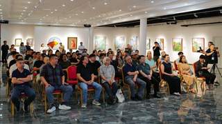 2026山东油画家邀请展在济南新世界展览馆举办