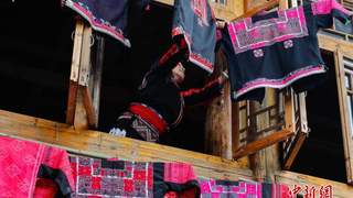 广西龙胜县大寨村：红瑶古韵 廿载晒衣节焕文旅新姿