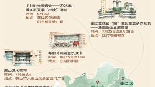 第六届江门艺术季启幕 文旅地图带你解锁侨乡文艺新玩法