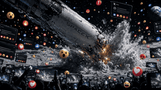 SpaceX猎鹰9级残骸意外撞月 月球表面现新撞击坑