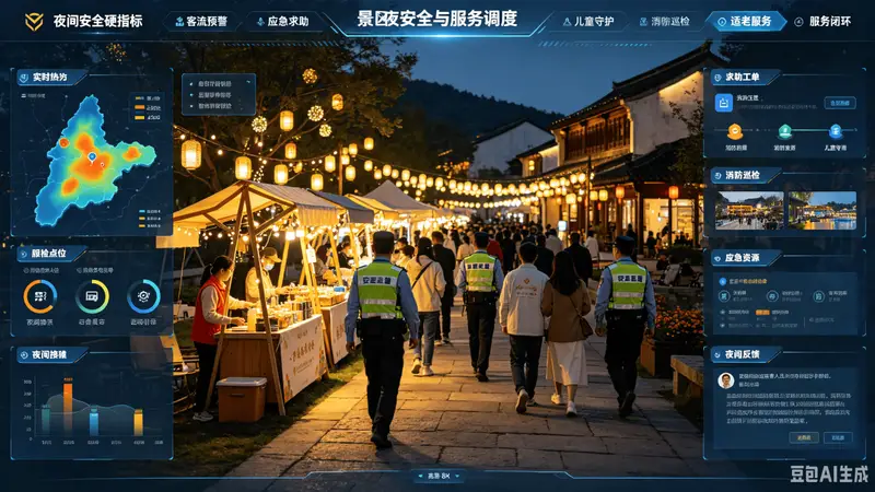 创 5A 评审新增夜间文旅硬指标,数字化市集补齐夜间业态分值