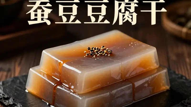 浑源凉粉蚕豆豆腐干的独特搭配：只有大同的灵魂美味