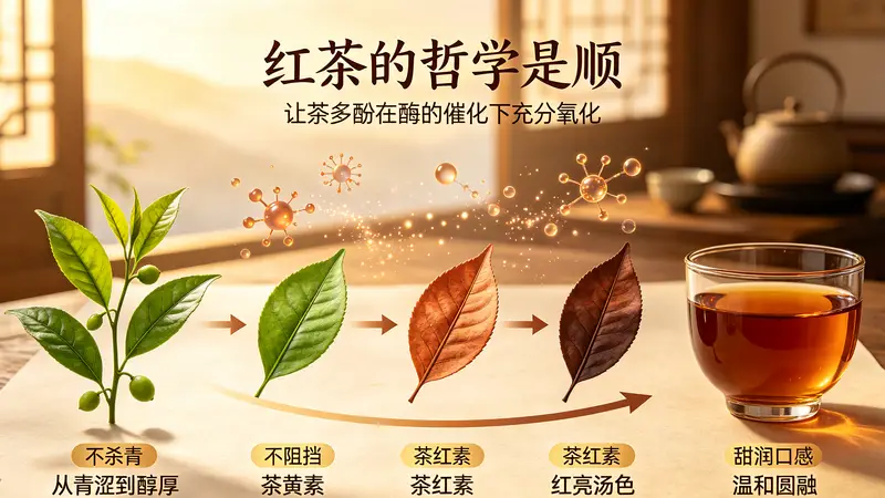 六大茶类不同时间观:绿茶守瞬间红茶逐醇化,白茶随岁月黑茶借菌群进化