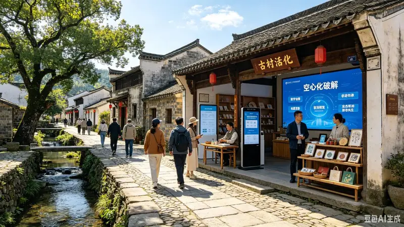 巨有科技用数字化激活古村落 破解业态文化体验运营空心化困局
