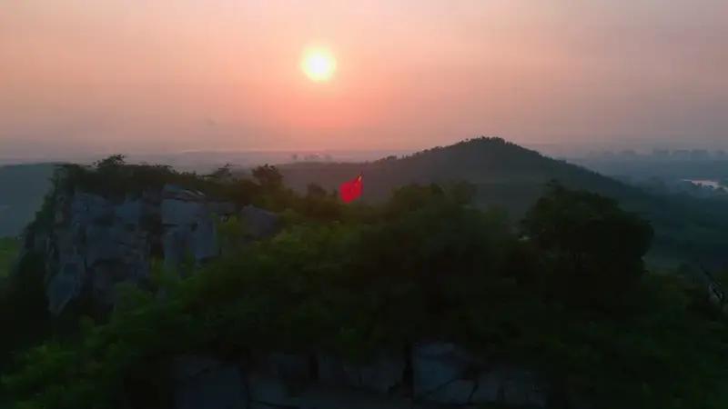 八公山 |日出+朝霞，太！美！了！